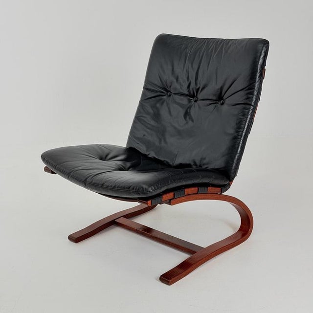 Mid-Century Modern Kangu Lounge Chair by Elsa Solheim and Nordahl Solheim for Rybo, 1970s For Sale - Image 3 of 18