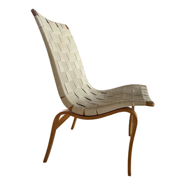 Vintage Chair by Bruno Mathsson for Karl Mathsson, 1950 For Sale