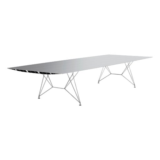 Konstantin Grcic B-150 Aluminum Table from BD Barcelona For Sale