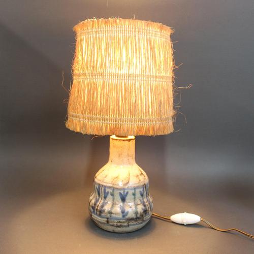Mid-Century French Ceramic Table Lamp by Le Mûrier, Vallauris, 1960s For Sale - Image 13 of 13