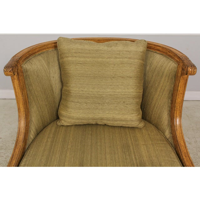 Large Italian Extra Wide Seat Designer Chair For Sale - Image 9 of 13