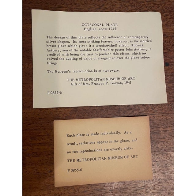 Set of 12 Thomas Whieldon Style Octagonal Plates For Sale - Image 10 of 11