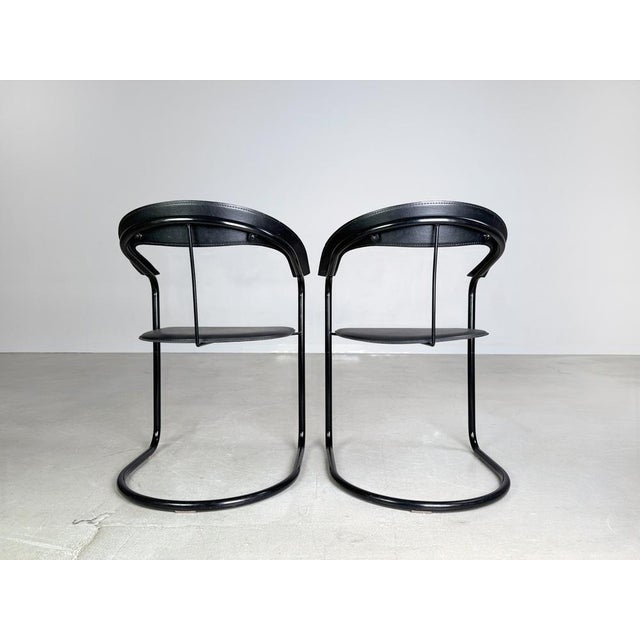 Metal Set of Vintage Canasta Cantilever Chairs from Arrben, Italy, 1970s For Sale - Image 7 of 13