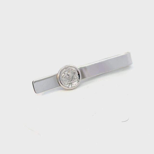 1990s 1990s Georg Jensen Estate Money Clip Tie Clip Silver For Sale - Image 5 of 12