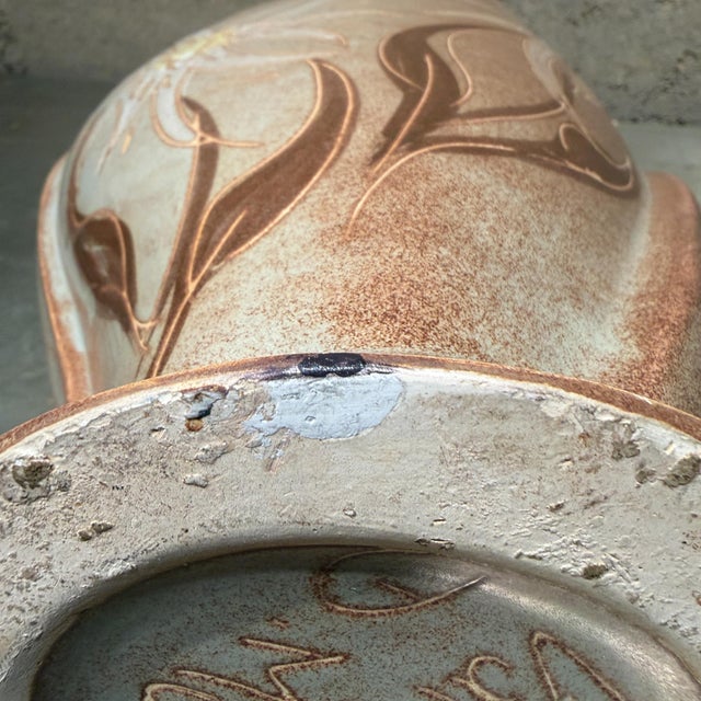 Mid-Century Biomorphic Vallauris Ceramic Vase Dove For Sale - Image 12 of 12