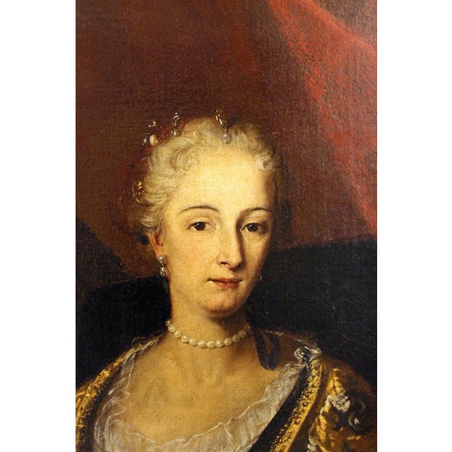 This museum quality old master oil on canvas formal portrait painting depicting the family of the Count Zanardi is signed...