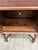 Antique Federal Colonial English Mahogany Lift Top Radio Cabinet Console Stand For Sale - Image 14 of 16