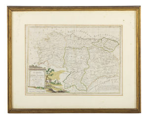 Map The Kingdoms of Galicia with Asturies and Leon