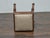 19th Century English Mahogany Stool with Turned Legs and Upholstered Seat For Sale - Image 4 of 12
