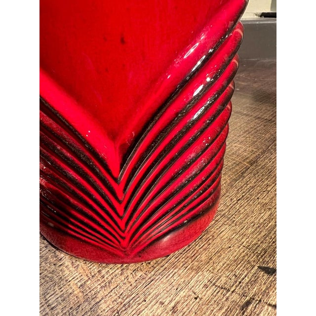 Mid-Century Modern Mid-Century Modern Fohr Keramik Vase from Ransbach Baumbach, 1970s For Sale - Image 3 of 7