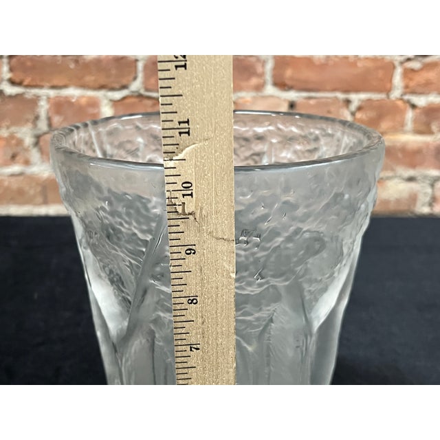 Art Deco Josef Inwald Art Deco 1930’s “Dans La Foret” Forest Trees Barolac Art Glass Vase For Sale - Image 3 of 9