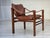 Danish Safari Armchair in Leather from Skipper's Furniture, 1970s For Sale - Image 17 of 17