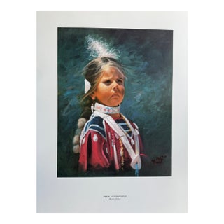 1989 Bonnie Conrad Pride of the People Signed Numbered Native American Artist Proof For Sale