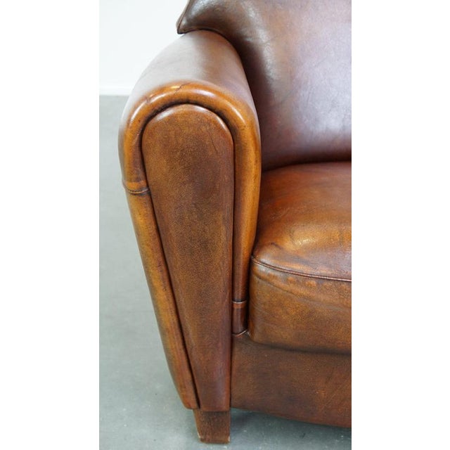 Armchair in Sheep Leather For Sale - Image 9 of 15