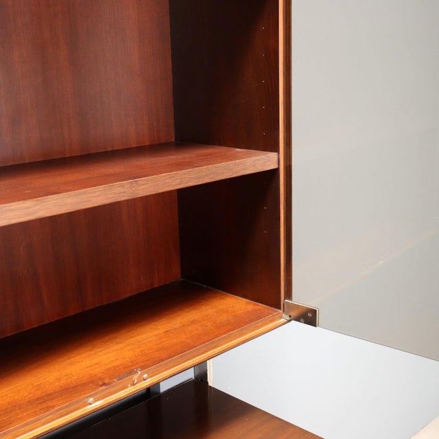 Brown Bookshelf attributed to Gianni Moscatelli for Formanova For Sale - Image 8 of 12