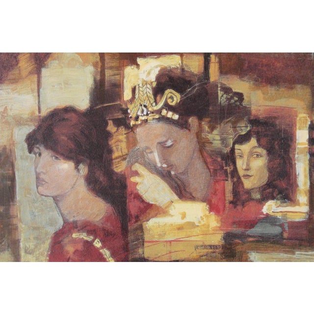 Gold Peter Nixon “Arcadia” Signed Limited Edition Serigraph – Custom Gold Frame With Coa For Sale - Image 8 of 15