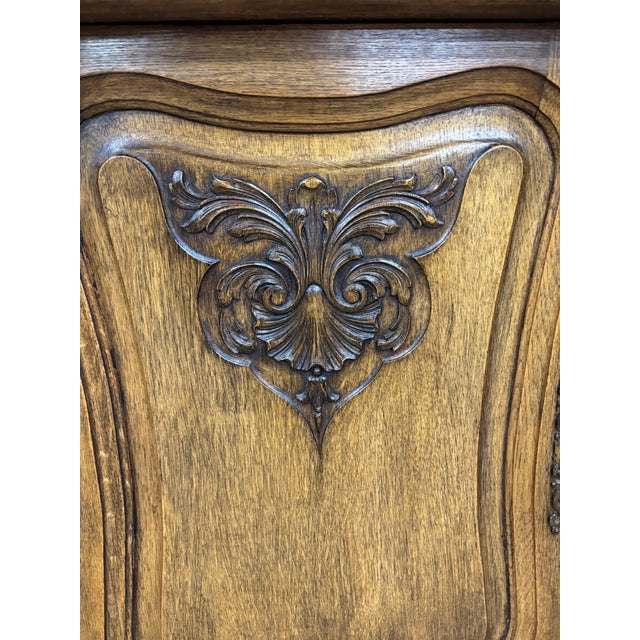 Antique French Country Louis XIV Buffet Sideboard Server For Sale - Image 13 of 18