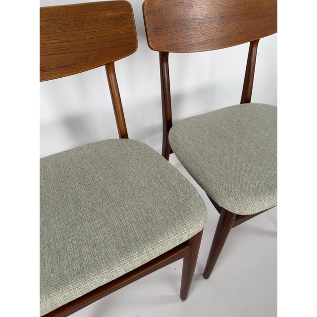 1960s Danish Teak Dining Chairs, 1960s, Set of 2 For Sale - Image 5 of 9