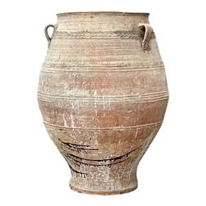 Vintage Monumental Turkish Terracotta Vessel