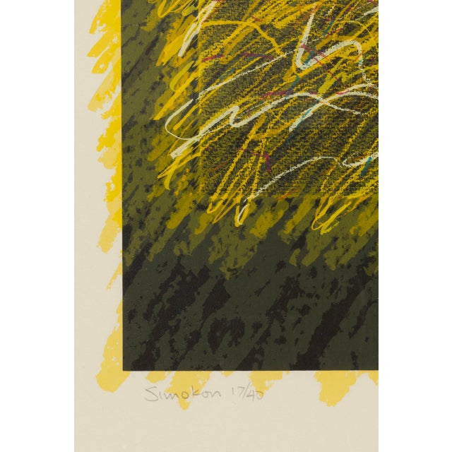 Modern Norman Stewart, Simonkon 1988 Signed Screenprint on Paper, Edition 17/40 Framed For Sale - Image 3 of 8