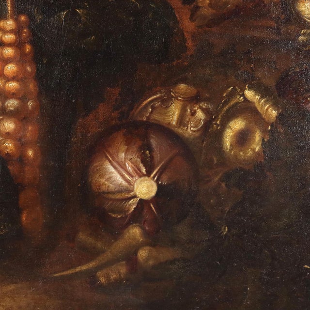 Hercules Sanders, Scene with Figures, 1600s, Oil on Canvas, Framed For Sale - Image 7 of 16