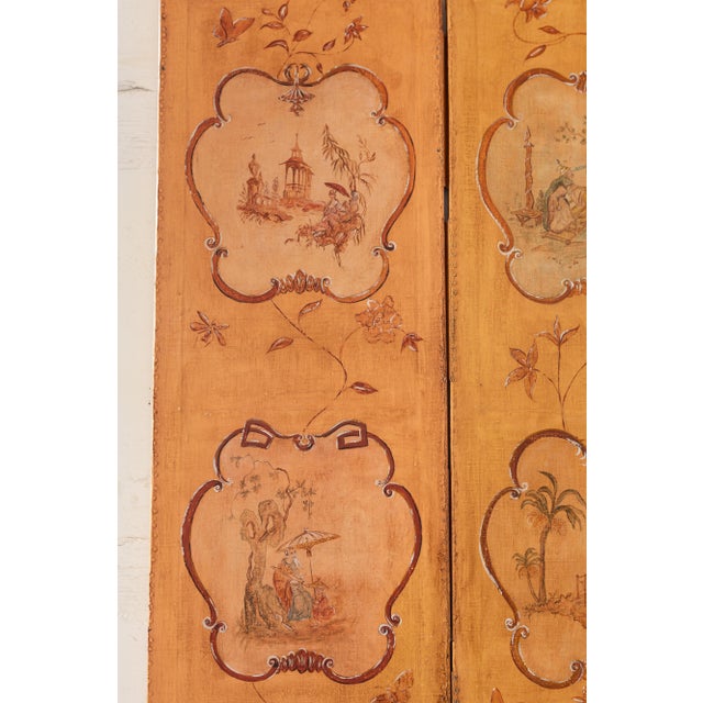 18th Century French Three Panel Screen For Sale - Image 4 of 7