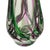 Large Dutch Vintage Purple and Green Vase by Max Verboeket for Kristalunie Maastricht For Sale - Image 5 of 7
