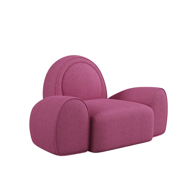Purple Simone Modular Chair by Ottiu For Sale - Image 8 of 16