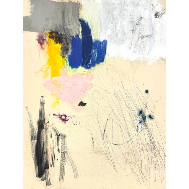 2020s Contemporary Abstract Mixed Media on Canvas "Untitled 153_25" by Ludovic Dervillez For Sale - Image 5 of 5