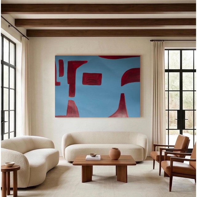 Bodasca, Quiet Geometry, 2026, Acrylic on Canvas For Sale - Image 6 of 9