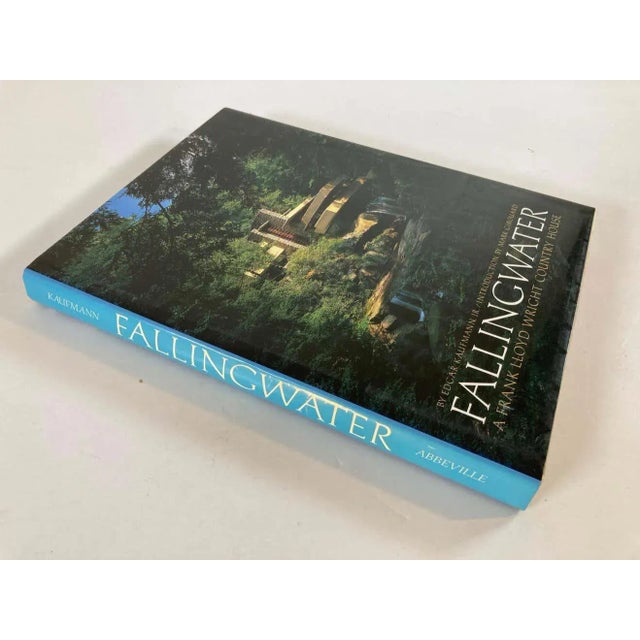 Green 1986 Fallingwater A Frank Lloyd Wright Country House by Edgar Kaufmann Book For Sale - Image 8 of 13