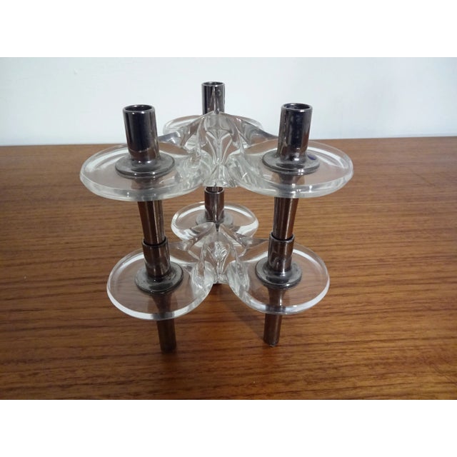 2 candleholder designed by Fritz Nagel and Caesar Stoffi.