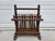 American 1930s Arts and Crafts Wooden Magazine Rack For Sale - Image 3 of 15