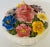 Vintage Capodimonte Made in Italy Barbotine Applied Flowers Covered Bowl For Sale - Image 4 of 12