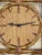 Chinoiserie Vintage Tortoise Rattan Bamboo Wall Clock For Sale - Image 3 of 7