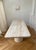 Large Sculptural Curved Edge Travertine Rectangle Dining Table by My Habitat Design, in New conditions. Designed from 2000