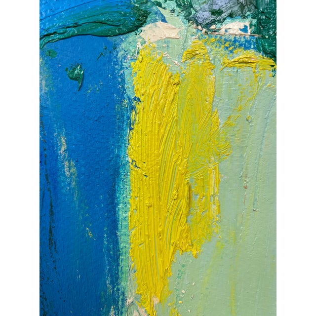 Contemporary Impressionist Floral Oil Painting on Canvas, 48" X 48" For Sale - Image 10 of 11