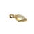 Modern Vintage 14k Yellow Gold Heart Charm/Pendant For Sale - Image 3 of 3