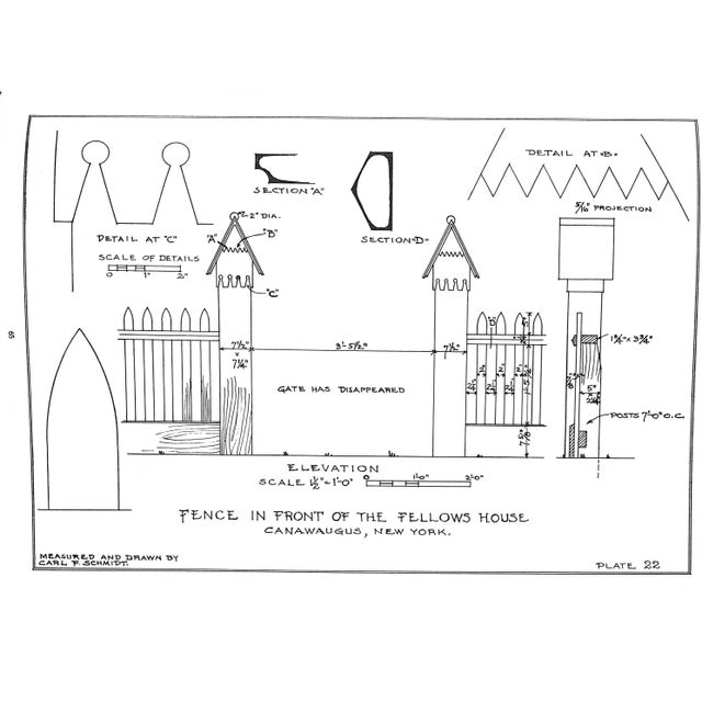 "Fences, Gates and Garden Houses" 1963 Schmidt, Carl F. (Inscribed) For Sale - Image 4 of 11