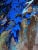 Contemporary Christiane Hess, Flamme Bleue, 2022, Acrylic on Canvas For Sale - Image 3 of 4