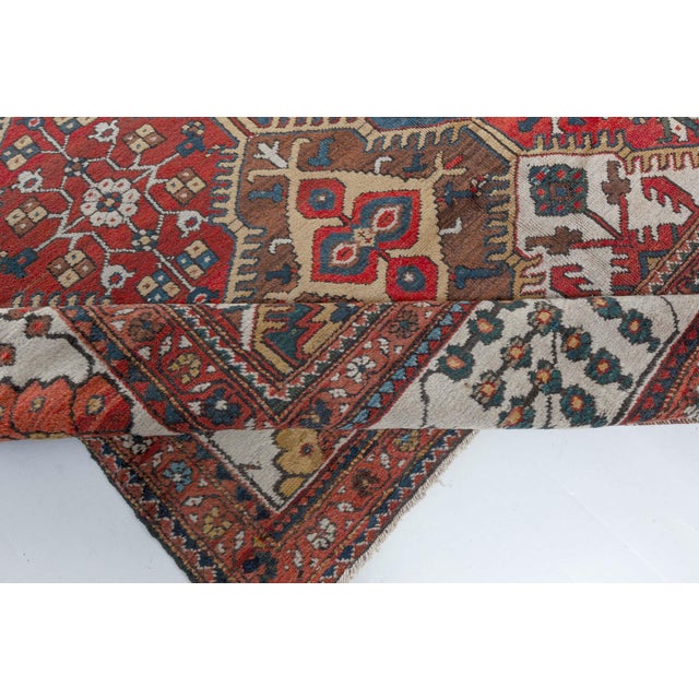 Persian Authentic 19th Century Persian Bakhtiari Carpet For Sale - Image 3 of 5