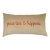 "Peace Love & Happiness" Embroidered Pillow For Sale