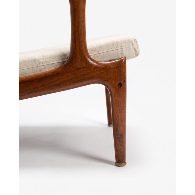 Three-Seater Bench by Edvard Valentinsen for Fraska, 1960 For Sale - Image 6 of 10