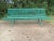 Corrugated Metal Garden Bench, 1930s For Sale - Image 16 of 16