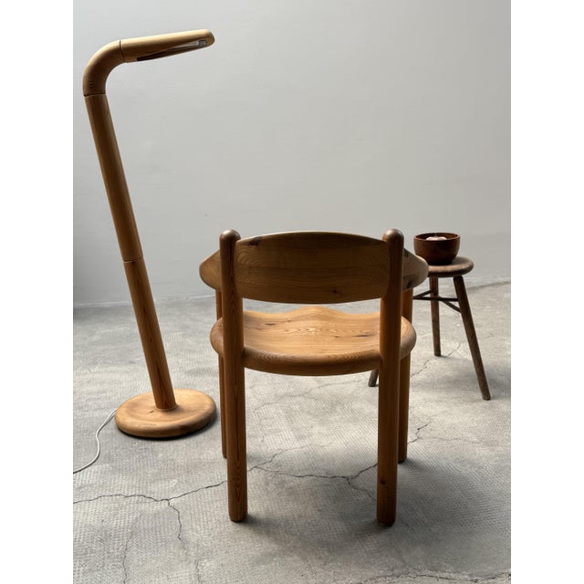 Beige Scandinavian Floor Lamp in Pine Wood in the style of Rainer Daumiller, 1970s For Sale - Image 8 of 18