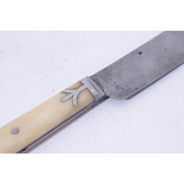 Set of Bone Handle Knives & Forks By. J. Russel Company For Sale - Image 4 of 12