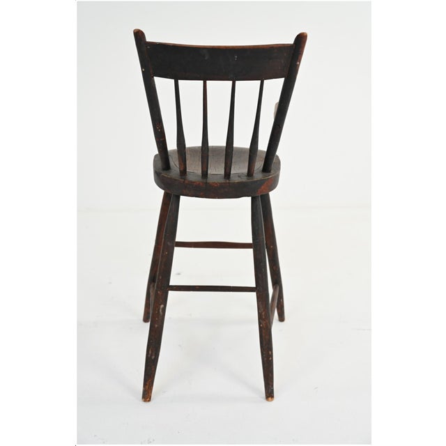 Antique Thumb-Back Windsor Child's High Chair For Sale - Image 17 of 18