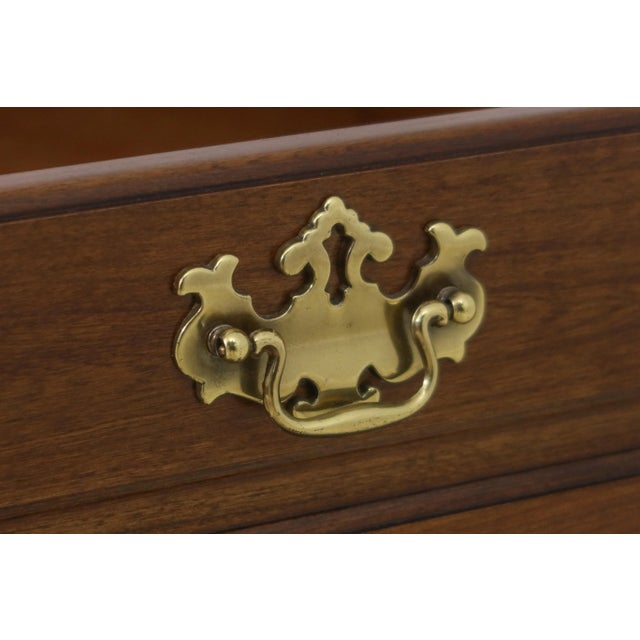 Pennsylvania House Chippendale Cherry Living Room End Table For Sale In Philadelphia - Image 6 of 8