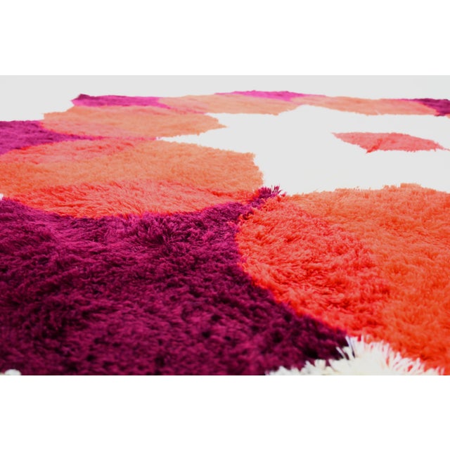 1970s Patterned Rug from Hojer Eksport Wilton, 1970s For Sale - Image 5 of 6