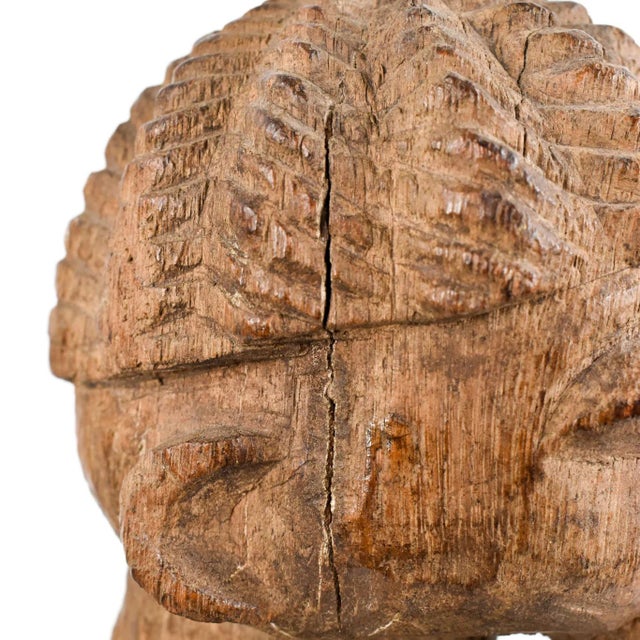 Early 20th Century Early 20th Century Senufo Seated Female Figure Côte d'Ivoire For Sale - Image 5 of 6